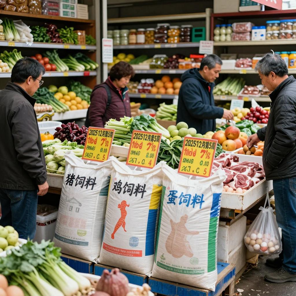 2025年12月第5周猪料、鸡料、蛋料比价