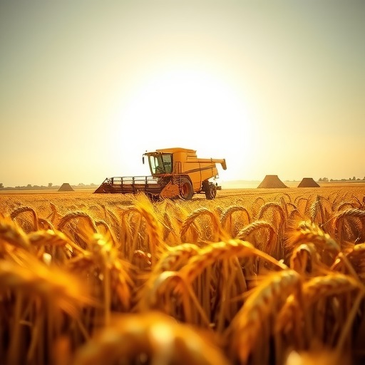 全国冬小麦机收进度过八成 天气助力夏收