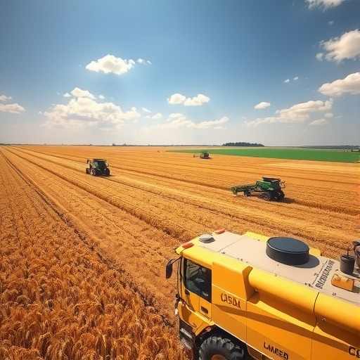 三夏麦收进度过三成 机械化推进气象服务保障