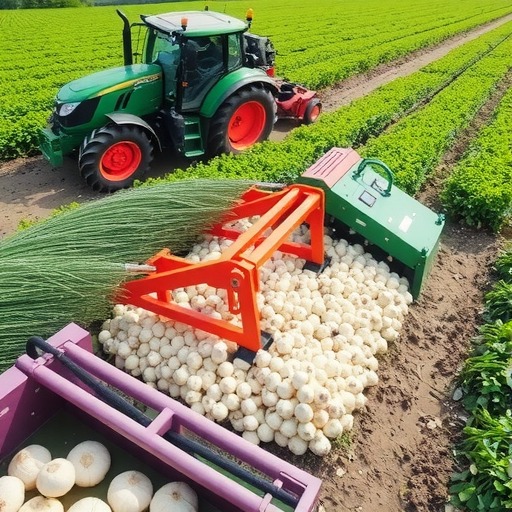 大蒜机械化生产技术突破提升收获效率