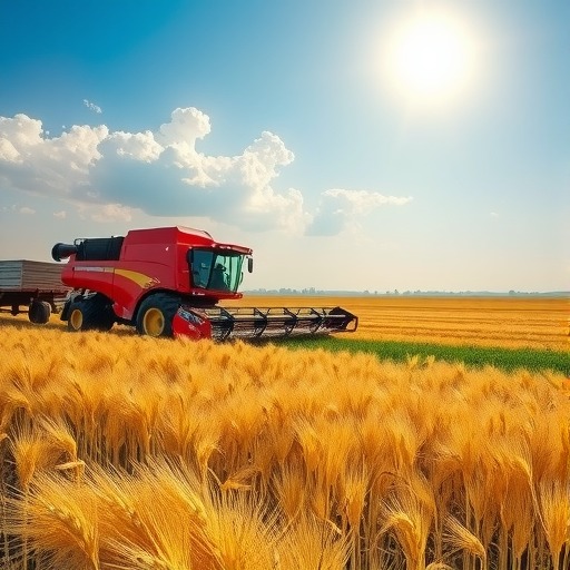 全国冬小麦主产区麦收加速 跨省农机支援助力三夏