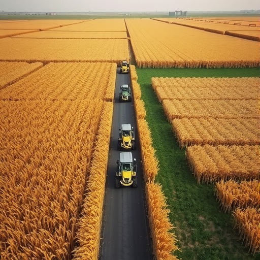 江苏省小麦机收推进超七成 全程机械化智能化加速