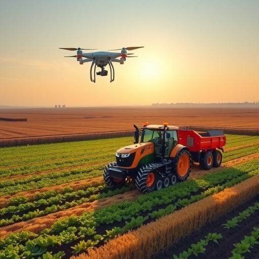 智能农机装备田间日展示无人农业新技术