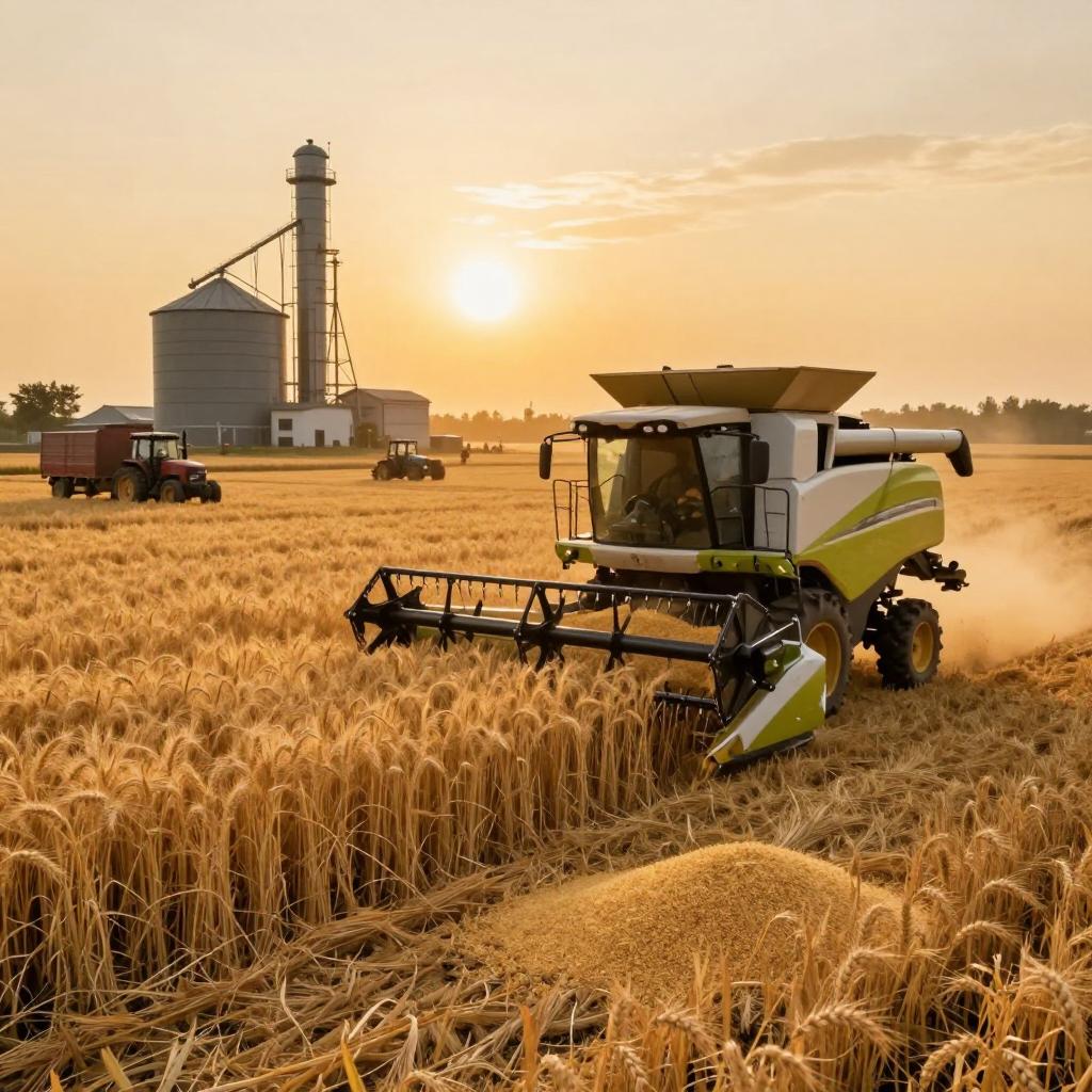 全省小麦收割完成97.4%，宿州进度85.2%