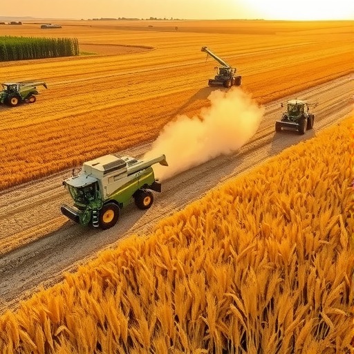 全国冬小麦机收进度过半主产区完成度高