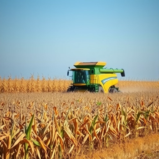 东北倒伏玉米机械化收获技术解析