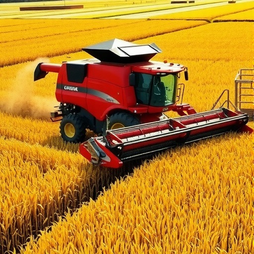 黑龙江台风致农作物倒伏 抢收工作持续推进