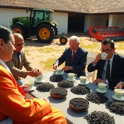 茶日大使品茶助力乡村振兴与文化传播