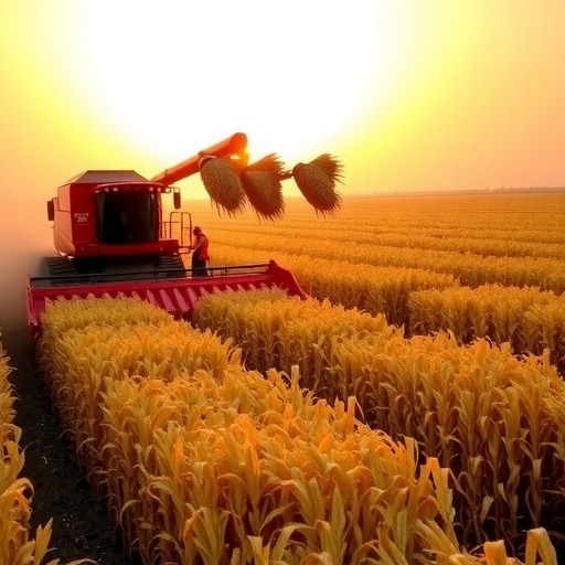 北斗助力玉米机械化收获监测 秋收动态实时追踪