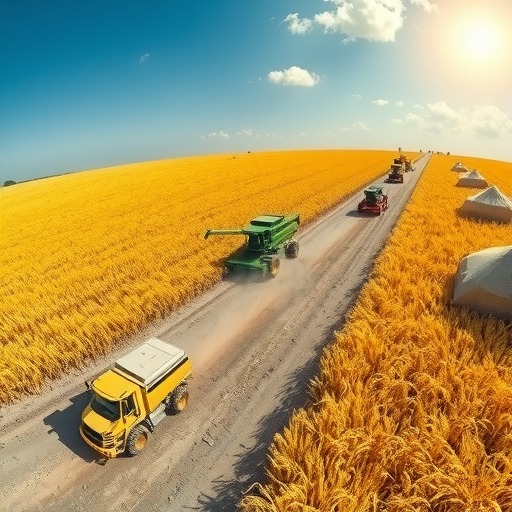 北斗农机作业监测：江淮水稻收获数据详析