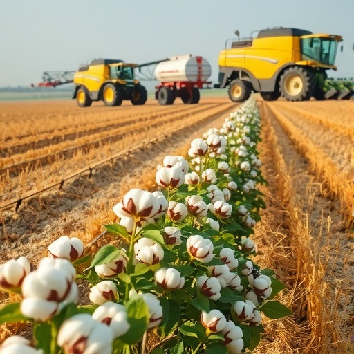 河北省召开棉花全程机械化现场演示会