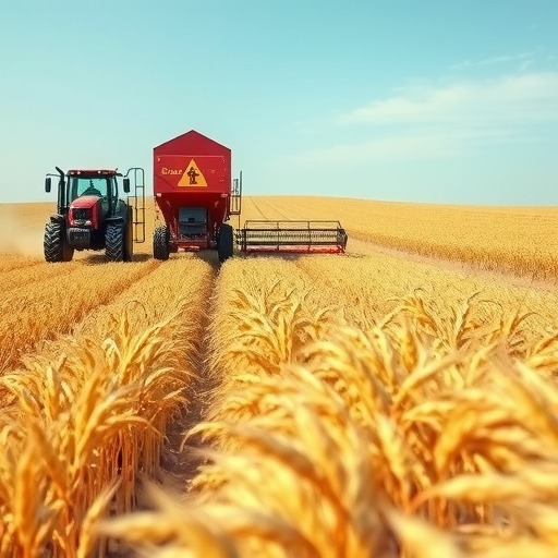 全国稻麦联合收割机作业区域与效率报告