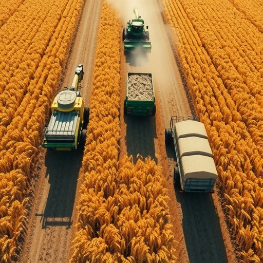 全国小麦收割机北斗终端监测作业情况分析