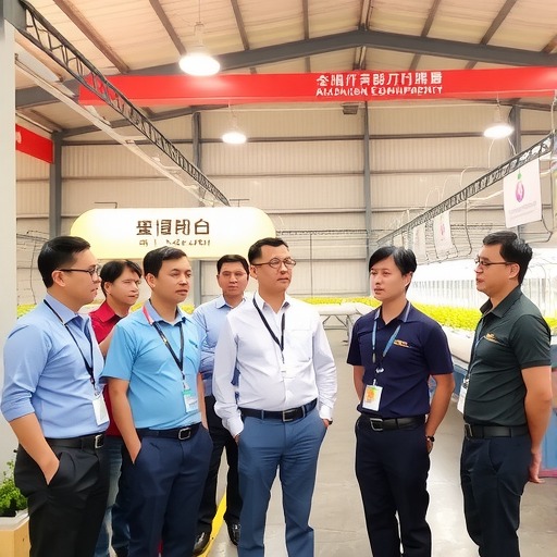 中国农机流通协会考察意大利设施农业设备工厂
