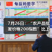 7月26日：“农产品批发价格200指数”比上周五上升0.67个点（图3）