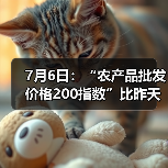 7月6日：“农产品批发价格200指数”比昨天下降0.12个点（图4）