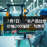 农产品价格指数稳定 肉类蔬菜水果市场行情分析 7月7日:“农产品批发价格200指数”与昨天持平(图3)