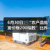 6月30日：“农产品批发价格200指数”比昨天下降0.44个点（图3）