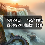 全国农产品价格波动分析:肉类蔬菜水果涨跌情况 6月24日:“农产品批发价格200指数”比昨天下降0.11个点(图2)