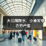 【强降雨导致小麦收成受损 农机作业迎挑战】 大范围降水,小麦发芽态势严重(图3)