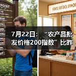 7月22日：“农产品批发价格200指数”比昨天上升0.26个点（图4）