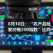 全国农产品价格波动分析 蔬菜肉类价格趋势 8月10日:“农产品批发价格200指数”比昨天下降0.02个点(图3)