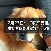 7月23日：“农产品批发价格200指数”比昨天上升0.02个点（图3）