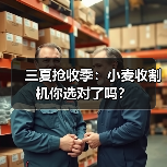 适用多作物高效联合收割机推荐 三夏抢收季:小麦收割机你选对了吗?(图1)