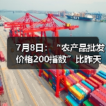 7月8日：“农产品批发价格200指数”比昨天下降0.10个点（图1）