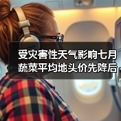 七月蔬菜价格波动:气象因素与区域供应差异解析 受灾害性天气影响七月蔬菜平均地头价先降后升(图2)