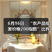 今日农产品价格波动明细:肉类蔬果小幅起伏 6月16日:“农产品批发价格200指数”比昨天下降0.26个点(图2)
