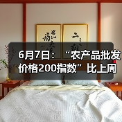 6月7日：“农产品批发价格200指数”比上周五下降0.87个点（图1）