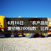 农产品价格波动:猪肉上涨蔬菜持平详析 6月16日:“农产品批发价格200指数”比昨天下降0.26个点(图3)