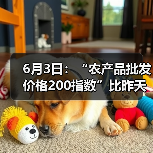 6月3日：“农产品批发价格200指数”比昨天下降0.15个点（图1）