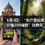 6月3日：“农产品批发价格200指数”比昨天下降0.15个点（图3）