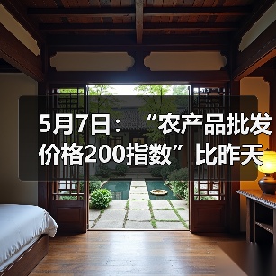 5月7日:“农产品批发价格200指数”比昨天下降0.19个点 5月7日:“农产品批发价格200指数”比昨天下降0.19个点(图2)