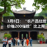 3月8日：“农产品批发价格200指数”比上周五下降0.39个点（图1）