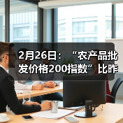 2月26日：“农产品批发价格200指数”比昨天下降0.86个点（图1）