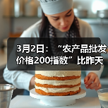 3月2日：“农产品批发价格200指数”比昨天下降0.50个点（图3）
