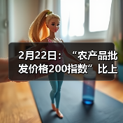 农产品价格指数回落 肉类蔬菜价格波动明显 2月22日:“农产品批发价格200指数”比上周六下降2.20个点(图2)