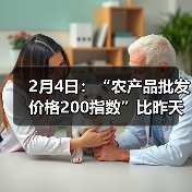 2月4日：“农产品批发价格200指数”比昨天下降0.22个点（图2）