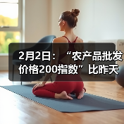农产品价格指数下调 蔬菜肉类价格波动明显 2月2日:“农产品批发价格200指数”比昨天下降0.39个点(图2)