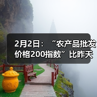 农产品价格指数下调 蔬菜肉类价格波动明显 2月2日:“农产品批发价格200指数”比昨天下降0.39个点(图3)