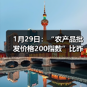 农产品价格波动:猪牛羊肉涨幅显著,蔬菜水果小幅调整 1月29日:“农产品批发价格200指数”比昨天上升0.01个点(图3)
