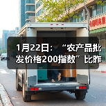农产品价格波动分析:肉类蔬菜价格变动情况 1月22日:“农产品批发价格200指数”比昨天上升0.18个点(图3)