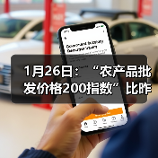 1月26日：“农产品批发价格200指数”比昨天上升0.26个点（图3）