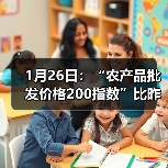 1月26日：“农产品批发价格200指数”比昨天上升0.26个点（图2）