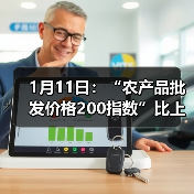 1月11日：“农产品批发价格200指数”比上周五上升1.59个点（图2）