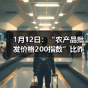 农产品价格波动分析:肉类蔬菜水果行情变化 1月12日:“农产品批发价格200指数”比昨天上升0.70个点(图2)