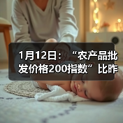 农产品价格波动分析:肉类蔬菜水果行情变化 1月12日:“农产品批发价格200指数”比昨天上升0.70个点(图3)